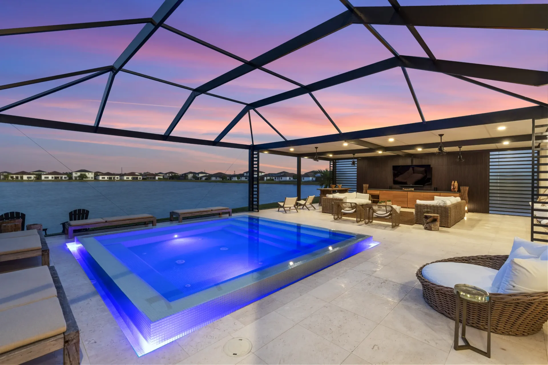 Aerial Villa Estate